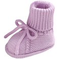 thumbnail image 1 of Baby Boys Girls Sock Shoes Newborn Fuzzy First Walking Shoes Toddler Winter Warm Non Slip Knit Ankle Booties, 1 of 6