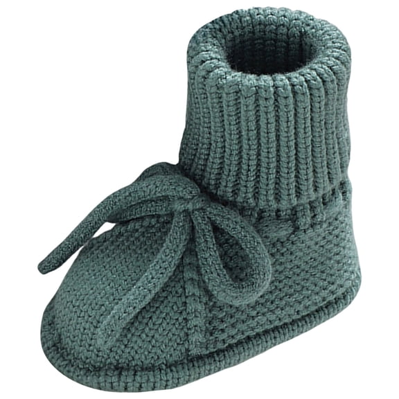 Baby Boys Girls Sock Shoes Newborn Fuzzy First Walking Shoes Toddler Winter Warm Non Slip Knit Ankle Booties