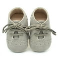 thumbnail image 1 of Baby Boys Girls Soft Sole Moccasins Lace-up Infant Toddler Shoes Sneaker, 1 of 6