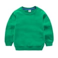 thumbnail image 1 of Baby Boys Girls Solid Color Fashion Loose Warm Tops Sweatshirt Fashion Clothes Unique Streetwear, 1 of 2