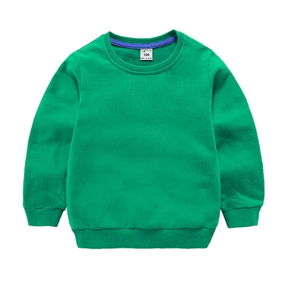 Baby Boys Girls Solid Color Fashion Loose Warm Tops Sweatshirt Fashion Clothes Unique Streetwear