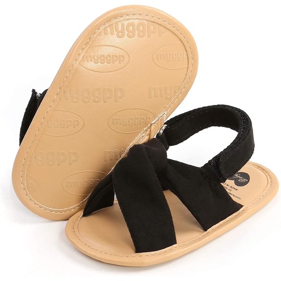 Baby Boys Girls Summer Sandals Non-Slip Soft Sole Infant Slippers Cotton Crib Shoes for Toddler First Walkers