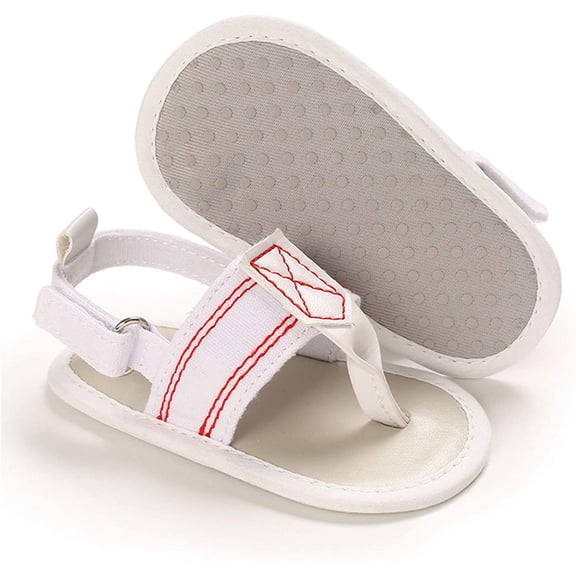 Baby Boys Girls Summer Sandals Non-Slip Soft Sole Infant Slippers Cotton Crib Shoes for Toddler First Walkers