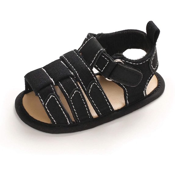 Baby Boys Girls Summer Sandals Non-Slip Soft Sole Infant Slippers Cotton Crib Shoes for Toddler First Walkers