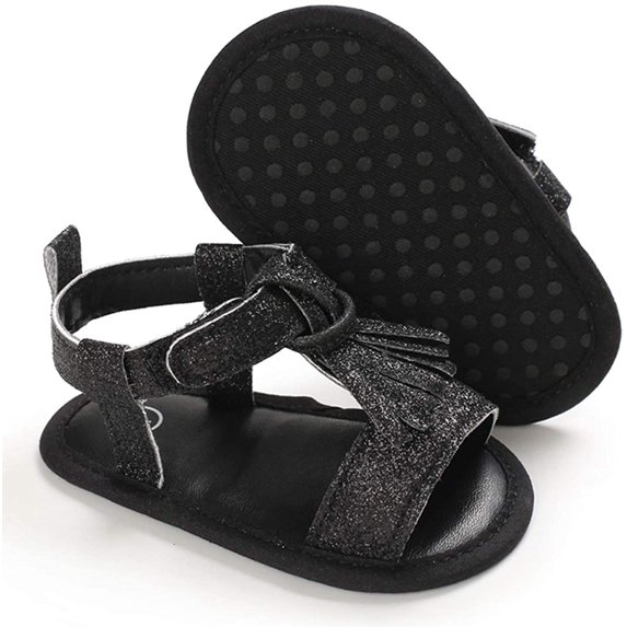 Baby Boys Girls Summer Sandals Non-Slip Soft Sole Infant Slippers Cotton Crib Shoes for Toddler First Walkers