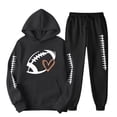 thumbnail image 1 of Baby Girls Boys Sweatsuit Set Graphic Cute Long Sleeve Hoodie Sweatshirt and Sweatpants Baby Fall Winter Outfits for Little Boy Girl 2 Piece Outfit 3-6 Months, 1 of 2