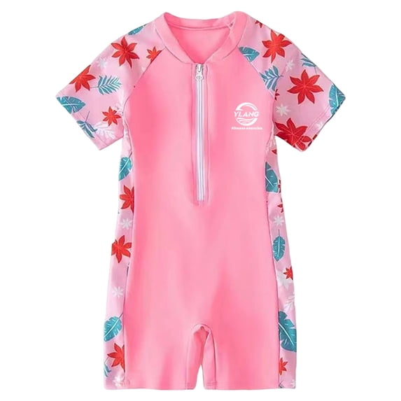 Baby Boys Girls Swimsuits Zipper Rash Guard One Piece Bathing Suit Toddler Girl Swimsuit One Piece
