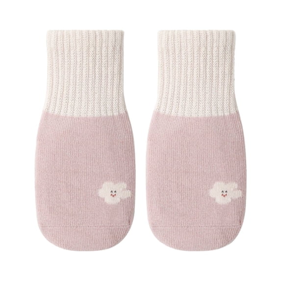 Baby Boys Girls Toddlers Indoor First Walkers Patchwork Slipper Shoes Anti-slip Socks Booties Cute
