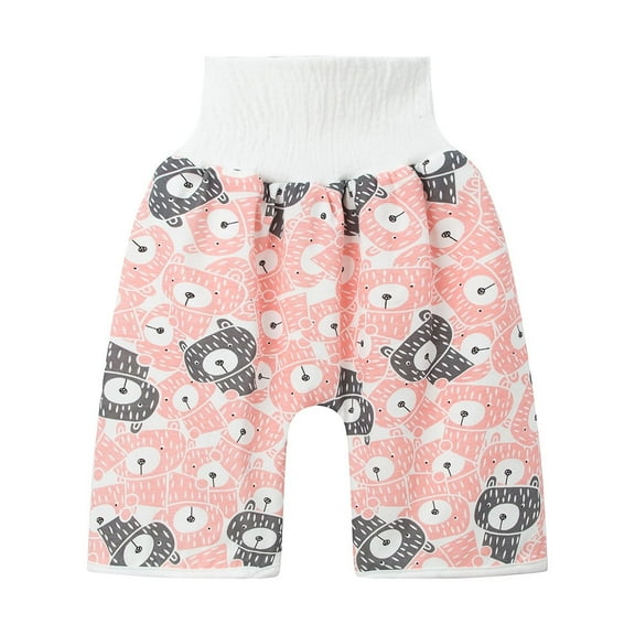 Baby Boys Girls Waterproof Diaper Pants Training Cloth 3 in 1 Diaper Shorts Leisure Shorts