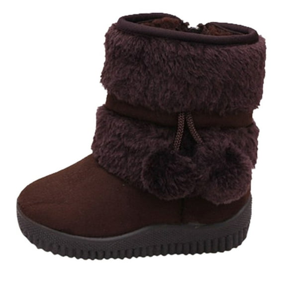 Baby Boys Girls Winter Boots Clearance Sale Toddler Snow Boots For Boys Girls Kids Outdoor Shoes Non Slip Booties With Side Zipper 13 M