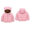 thumbnail image 1 of Baby Boys Girls Winter Coat,Baby Boys Puffer Coat Baby Hoodie with Bear Ear Long Sleeve Light Winter Coats for Baby Kids Winter Warm Outerwear Baby Girl Clothes Winter, 1 of 4