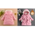 thumbnail image 1 of Baby Boys Girls Winter Coat,Baby Girls Puffer Coat Mid-length Hooded Jackets With Pockets Zipper Windproof Jacket Outwear For Baby Down Jacket Winter Baby Girl Clothes, 1 of 4