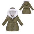 thumbnail image 1 of Baby Boys Girls Winter Coat,Baby Girls Puffer Coat Mid-length Jackets Windproof Down Jacket For Baby Kids Puffer Jacket, 1 of 4