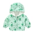 thumbnail image 1 of Winter Coat Cute Printed Solid Color Lightweight Jacket Windproof Coats for Kids Baby Boys Child Down Jacket 12-18 Months, 1 of 4