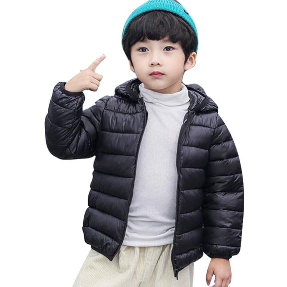 Baby Boys Girls Winter Coat Cute Bear Ears with Hoods Windproof Down Jacket Girls Fall Jacket 6-12 Months