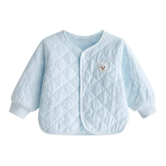 Toddler Winter Coat Cute Animal Printed Solid Color Lightweight Coat Zipper Windproof Jacket Outwear for Baby Boys Toddler Fall Spring Jacket 2-3 Years