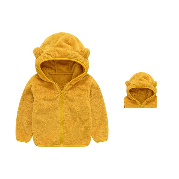 Baby Boys Girls Winter Coat Baby Hoodie with Bear Ear for Baby Winter Down Coat Baby Boy Clothes 12-18 Months
