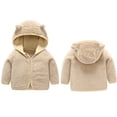 thumbnail image 1 of Baby Boys Girls Winter Coat Bear Ear Cute Jackets for Kids Baby Child Winter Coat Warm Thick Clothes 2-3 Years, 1 of 4