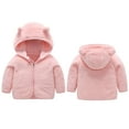 thumbnail image 1 of Baby Boys Girls Winter Coat Cute Bear Ear with Hoods for Baby Girls Toddler Girls Fall Jacket Baby Boy Clothes 18-24 Months, 1 of 3