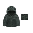 thumbnail image 1 of Baby Boys Girls Winter Coat Jacket Baby Hoodie with Bear Ear for Kids Baby Toddler Puffer Jacket Baby Boy Clothes 4-5 Years, 1 of 9