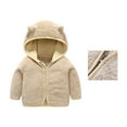 thumbnail image 1 of Baby Boys Girls Winter Coat Jacket Bear Ear Cute Jackets for Kids Baby Girls Winter Warm Outerwear Winter Clothes 3-6 Months, 1 of 4