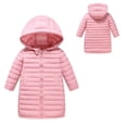 thumbnail image 1 of Baby Boys Girls Winter Coat,Kids Puffer Coat With Mid-length Hoods Thicken Windproof Zipper Warm Outwear For Baby Kids Child Down Jacket Baby Winter Coat, 1 of 9