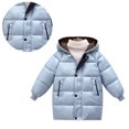 thumbnail image 1 of Baby Boys Girls Winter Coat,Kids Puffer Coat Mid-length Jackets Windproof Down Jacket For Kids Baby Winter Down Coat Baby Winter Clothes, 1 of 3