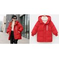 thumbnail image 1 of Baby Boys Girls Winter Coat,Little Boys Girls Puffer Coat Baby Mid-length Hoodie with Long Sleeve Light Winter Coats For Baby Girls Baby Jacket Baby Winter Coat, 1 of 5