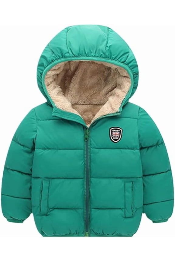Baby Boys Girls Winter Coats, Thick Hooded Down Kids Infants Toddlers Winter Warm Jacket Outerwear for 2-7 Years
