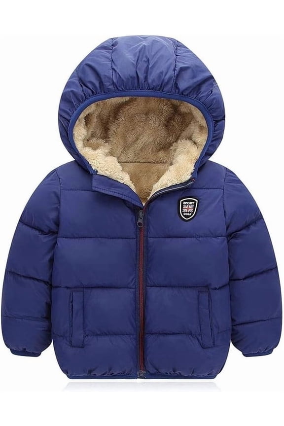 Baby Boys Girls Winter Coats, Thick Hooded Down Kids Infants Toddlers Winter Warm Jacket Outerwear for 2-7 Years