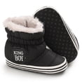 thumbnail image 1 of Baby Boys Girls Winter Warm Boots, Toddler Infant Waterproof Prewalker Snow Boots Crib Shoes, 1 of 7