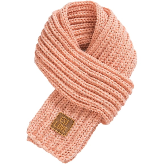 Baby Boys Girls Winter Warm Scarf Infant Thick Knit Scarves Toddler Kids Neckerchiefs, fit 7 months-7 years