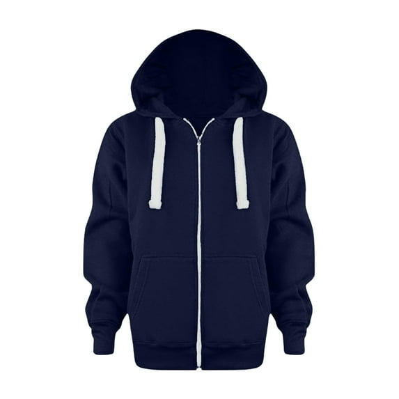 Baby Boys Girls Zip Up Hoodie Sweatshirt Solid Color Long Sleeve Sweatshirt Warm and Cozy Jacket Fall Winter Coat Outerwear for Baby Toddler 3T