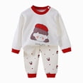 thumbnail image 1 of Baby Boys Girls's and Toddler Long Sleeve Top and Pants Snug Fit Cotton 2 Piece Pajama Set Long Sleeve Loungewear Homewear,3-6 Months, 1 of 5