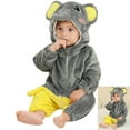 thumbnail image 1 of Baby Boys Hooded Jumpsuit Animal Outfits Long Sleeve Outwear Halloween Outfitss Clothes 4-5 Years, 1 of 4