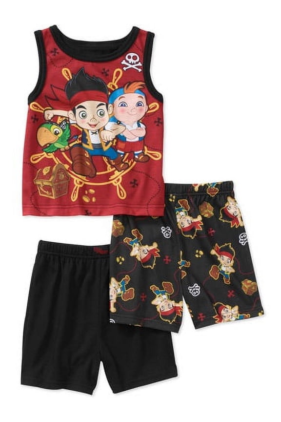 Baby Boys' Jake and the Neverland Pirates 3 Piece Pajama Set