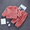 thumbnail image 1 of Baby Boys Pajamas Flannel Pajamas Fuzzy Pjs Warm Girls Winter Pjs Girls Pajama 6-12 Months, 1 of 3