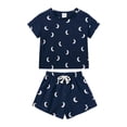 thumbnail image 1 of Baby Boys Pajamas Set Cute Print Girls Casual Pajamas Set Pullover Shirts with Shorts Pajamas Boys Size 9-12 Months, 1 of 8