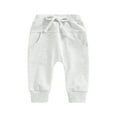 thumbnail image 1 of Baby Boys Pants Infant Cotton Harem Pants Toddler Active Joggers Pants Casual Athletic Trousers Solid Pocket Bottoms, 1 of 7