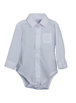 Newborn white 2025 dress shirt