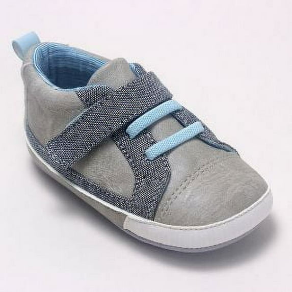 Baby Boys' Ro+Me by Robeez Parker Casual Shoes - Grey ( 6-12 Months)