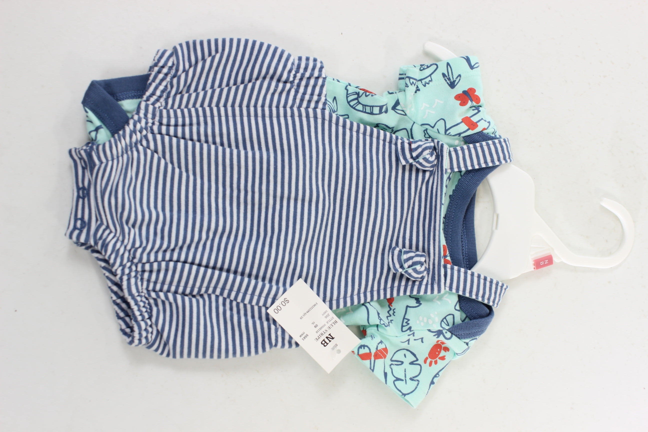 Baby Boys Shorts Overall Top Bottom Set Cat Jack NB Walmart