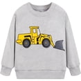 thumbnail image 1 of Baby Boys Sweatshirts Truck Bulldozer Crew Neck Pullover Digger Long Sleeve Shirts Kids Winter Warm Christmas Sweater Tops Size 2T (355), 1 of 5