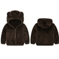 thumbnail image 1 of Baby Boys Winter Coat Cute Bear Ear Hooded Jacket for Kids Baby Girls Child Down Jacket Little Boys Girls Clothes 18-24 Months, 1 of 9