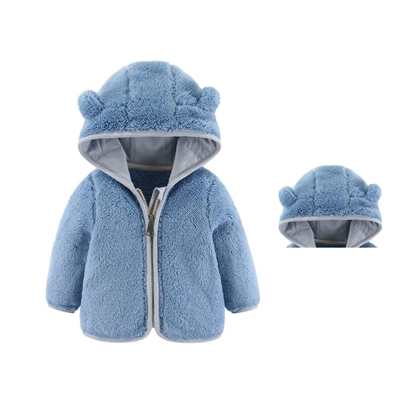 Baby Boys Winter Coat Jacket Bear Ear Cute Jackets for Baby Toddler Girls Fall Jacket Baby Girl Winter Clothes 18-24 Months