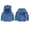 thumbnail image 1 of Baby Boys Winter Coat Jacket Cute Bear Ear with Hoods for Baby Child Puffer Jacket Baby Girl Winter Clothes 12-18 Months, 1 of 7