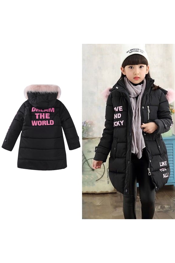 Baby Boys Winter Coat,Kids Puffer Coat Mid-length Jackets Windproof Down Jacket For Baby Boys Baby Winter Jacket Baby Winter Coat