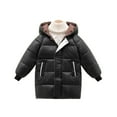 thumbnail image 1 of Baby Boys Winter Coat,Kids Puffer Coat With Mid-length Hoods Lightweight Puffer Jacket For Kids Winter Coat Warm Thick Clothes, 1 of 3