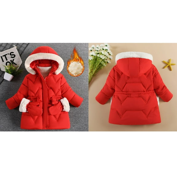 Baby Boys Winter Coat,Little Boys Girls Puffer Coat With Mid-length Hoods Windproof Down Jacket For Baby Girls Baby Winter Jacket Newborn Baby Clothes