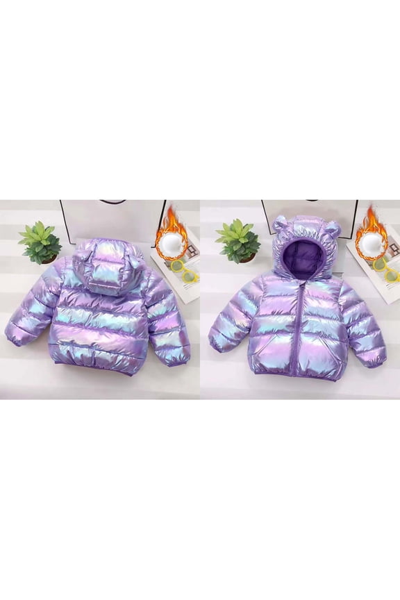 Baby Boys Winter Coat,Toddler Puffer Coat Baby Hoodie with Bear Ear Windproof Down Jacket for Toddler Baby Child Down Jacket Newborn Baby Clothes